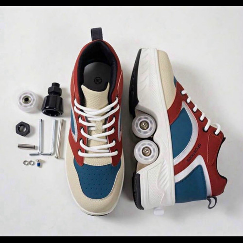Men multicolour low top quad - multicolour, low-top