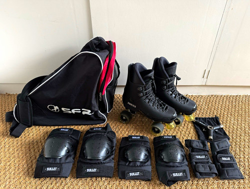 Roces black pro quad roller - roces,