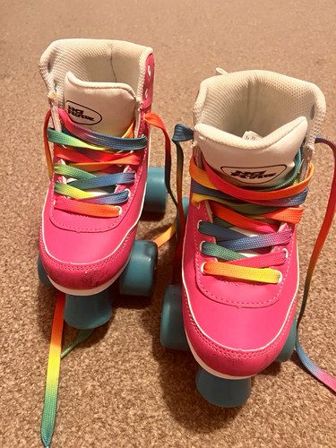 Girls pink quad roller - girls,