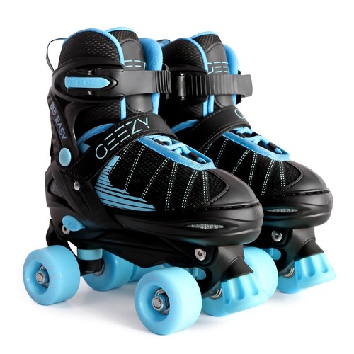 Quad skates adjustable blue - skates,