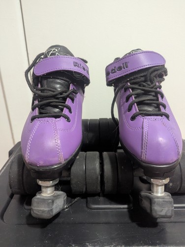 Riedell dart purple black quad - riedell,